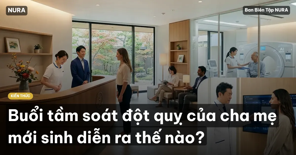 Buổi tầm soát đột quỵ của cha mẹ mới sinh diễn ra thế nào?