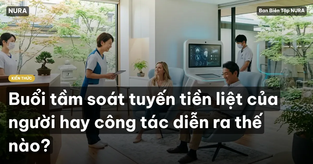 Buổi tầm soát tuyến tiền liệt của người hay công tác diễn ra thế nào?