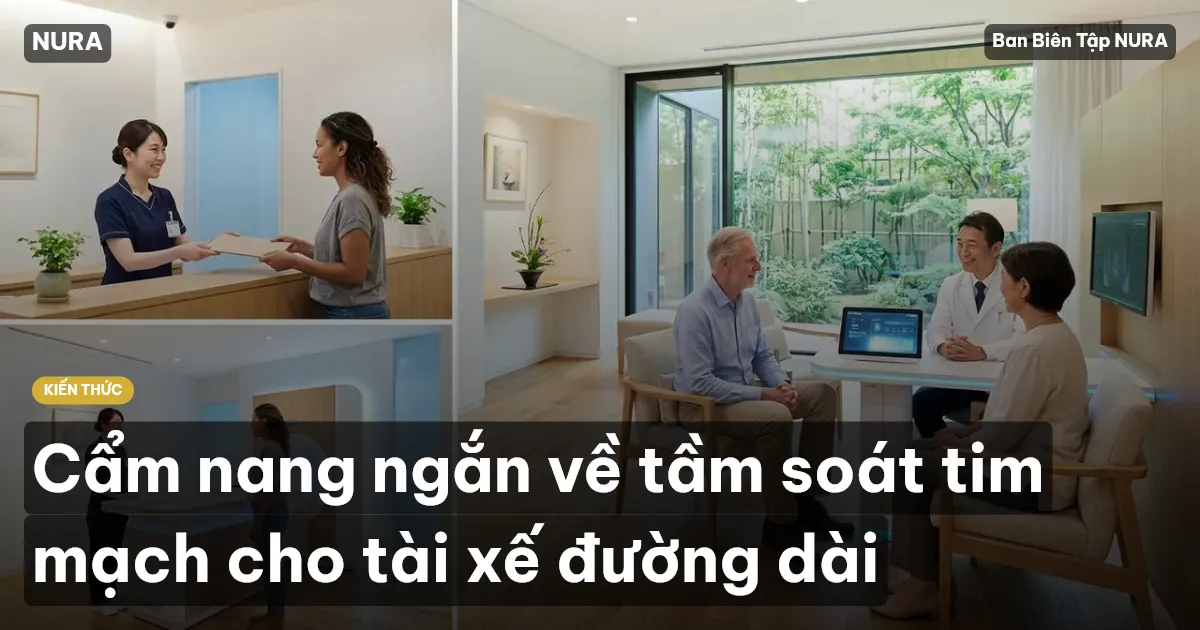 Cẩm nang ngắn về tầm soát tim mạch cho tài xế đường dài