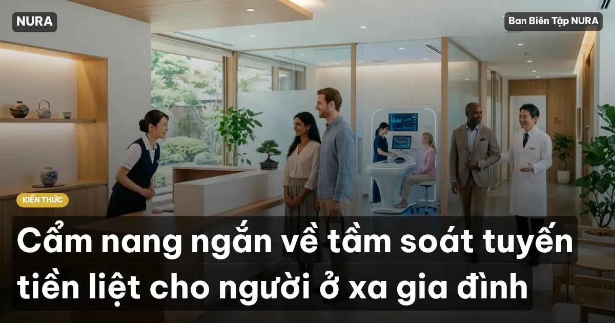 Cẩm nang ngắn về tầm soát tuyến tiền liệt cho người ở xa gia đình