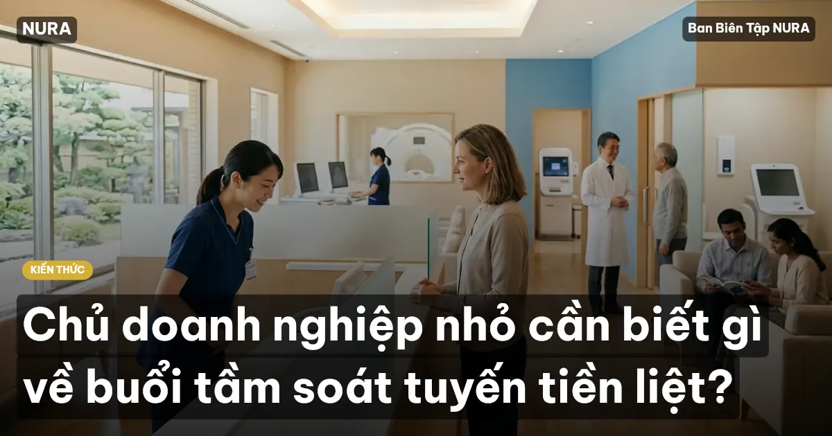 Chủ doanh nghiệp nhỏ cần biết gì về buổi tầm soát tuyến tiền liệt?