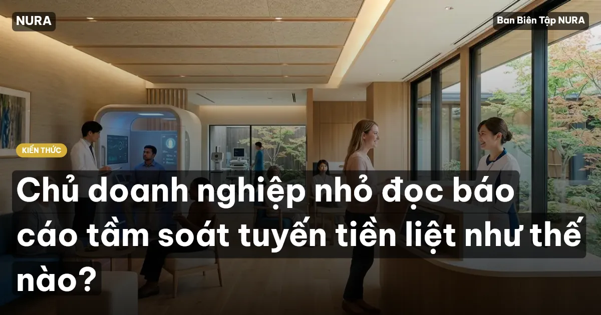 Chủ doanh nghiệp nhỏ đọc báo cáo tầm soát tuyến tiền liệt như thế nào?