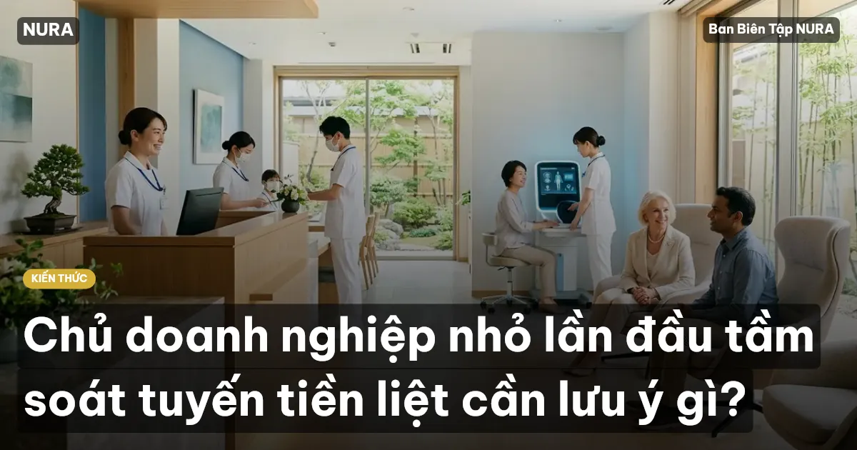 Chủ doanh nghiệp nhỏ lần đầu tầm soát tuyến tiền liệt cần lưu ý gì?