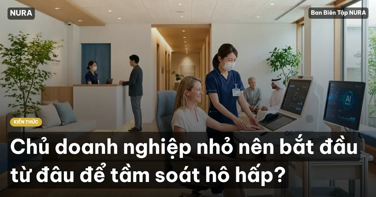 Chủ doanh nghiệp nhỏ nên bắt đầu từ đâu để tầm soát hô hấp?