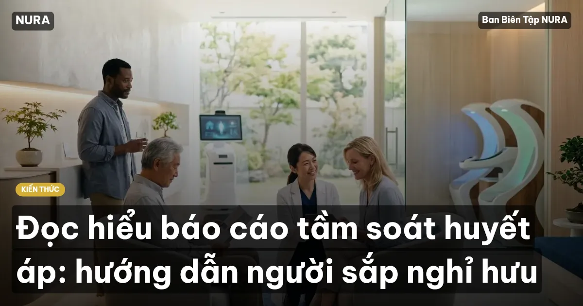 Đọc hiểu báo cáo tầm soát huyết áp: hướng dẫn người sắp nghỉ hưu