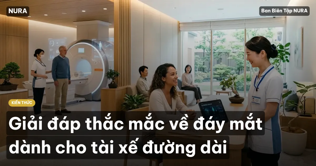 Giải đáp thắc mắc về đáy mắt dành cho tài xế đường dài