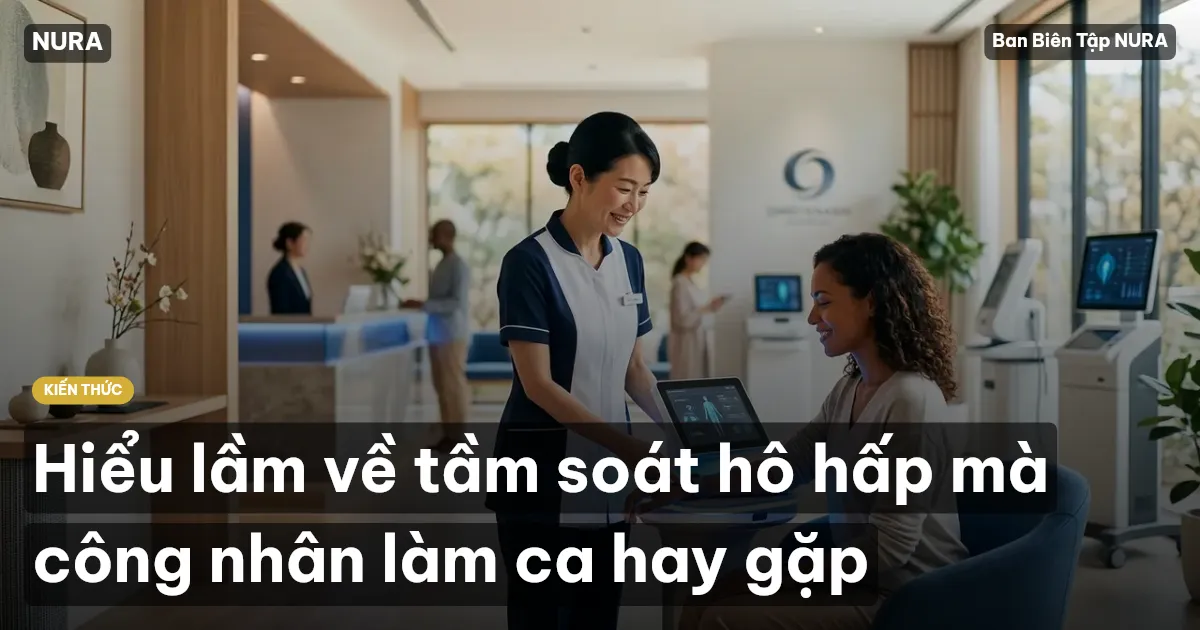 Hiểu lầm về tầm soát hô hấp mà công nhân làm ca hay gặp