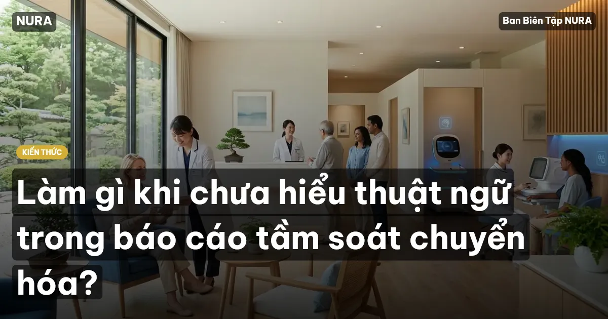 Làm gì khi chưa hiểu thuật ngữ trong báo cáo tầm soát chuyển hóa?
