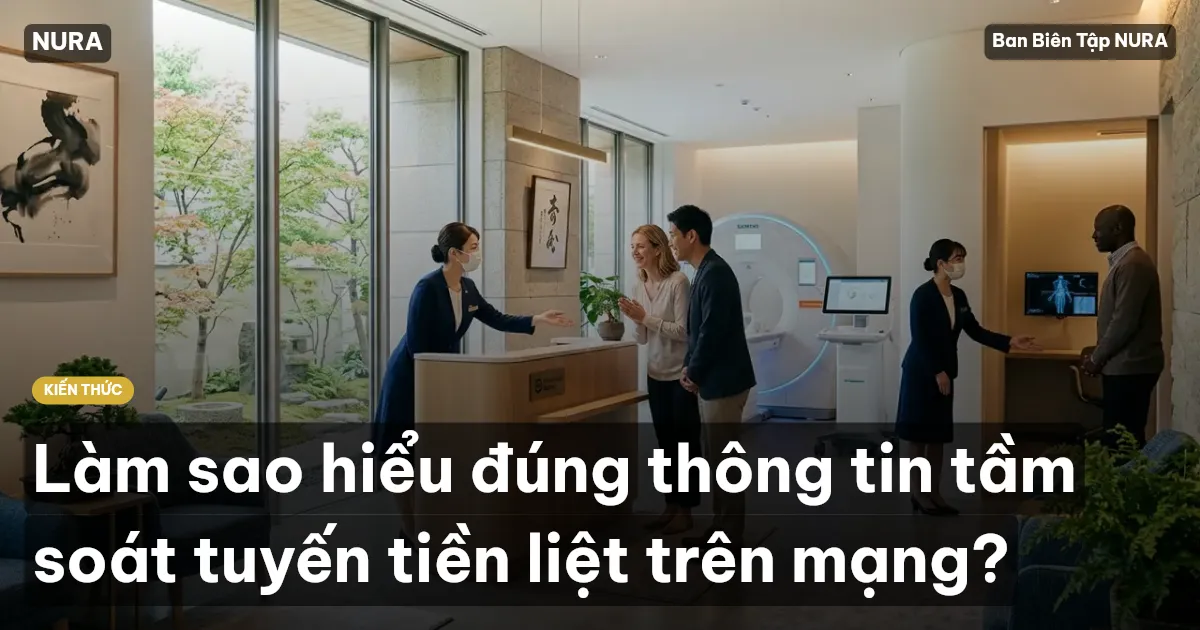 Làm sao hiểu đúng thông tin tầm soát tuyến tiền liệt trên mạng?