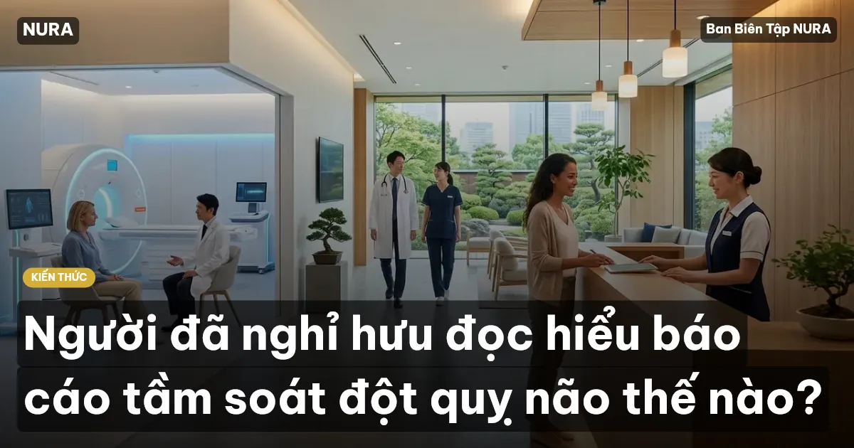 Người đã nghỉ hưu đọc hiểu báo cáo tầm soát đột quỵ não thế nào?