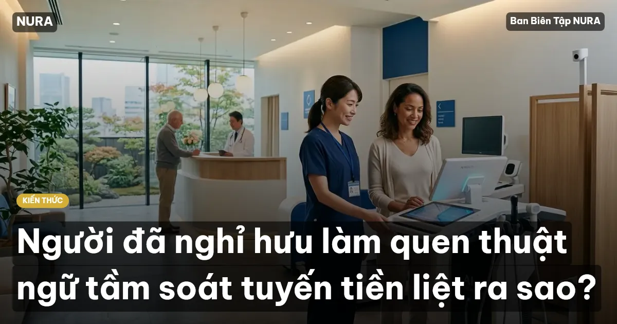 Người đã nghỉ hưu làm quen thuật ngữ tầm soát tuyến tiền liệt ra sao?