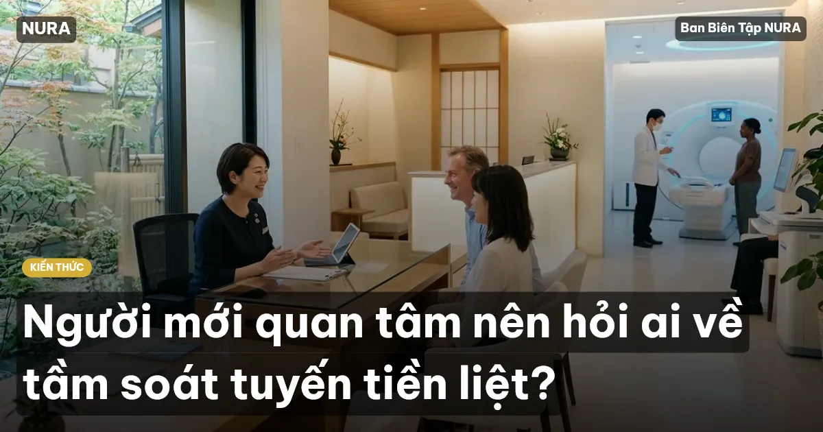 Người mới quan tâm nên hỏi ai về tầm soát tuyến tiền liệt?