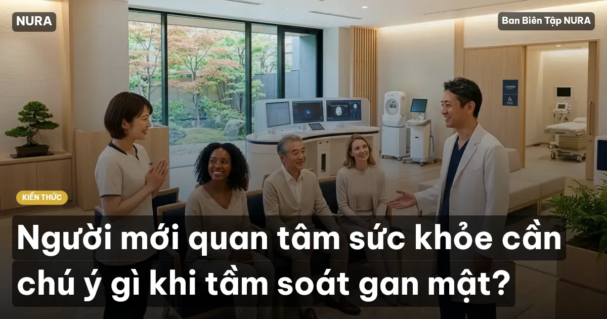 Người mới quan tâm sức khỏe cần chú ý gì khi tầm soát gan mật?