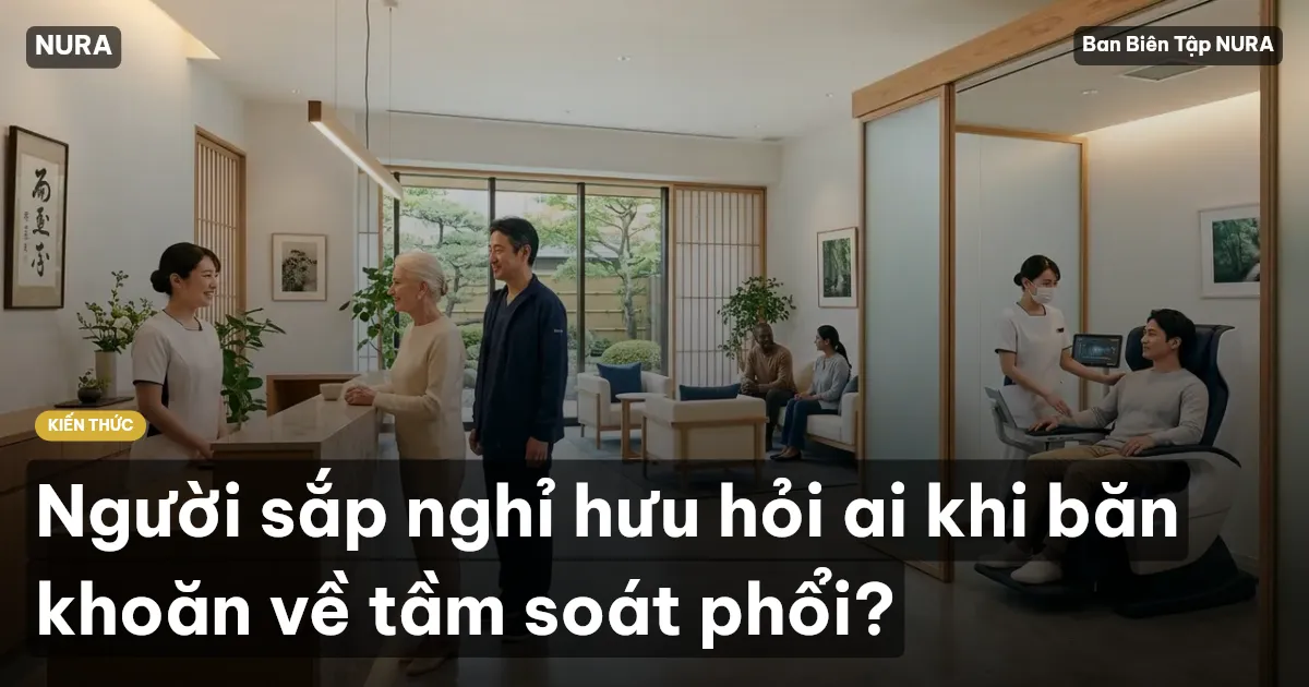 Người sắp nghỉ hưu hỏi ai khi băn khoăn về tầm soát phổi?