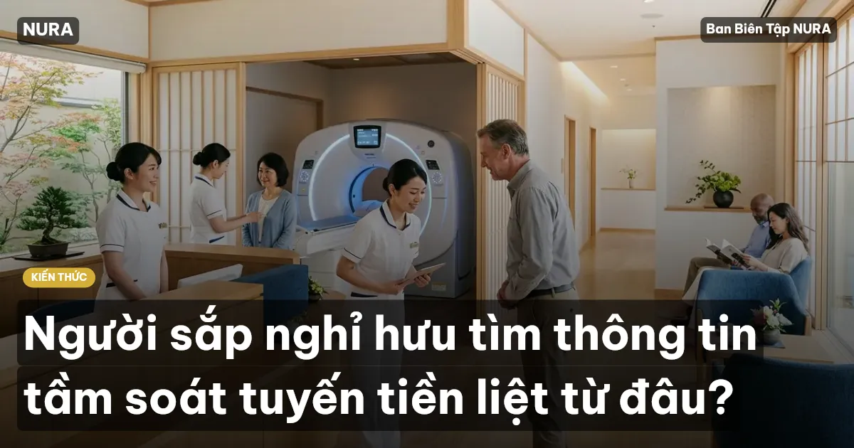 Người sắp nghỉ hưu tìm thông tin tầm soát tuyến tiền liệt từ đâu?