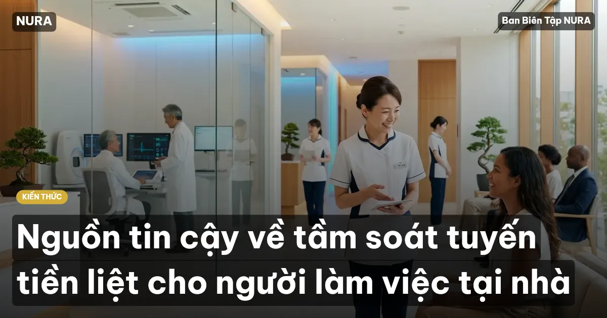 Nguồn tin cậy về tầm soát tuyến tiền liệt cho người làm việc tại nhà