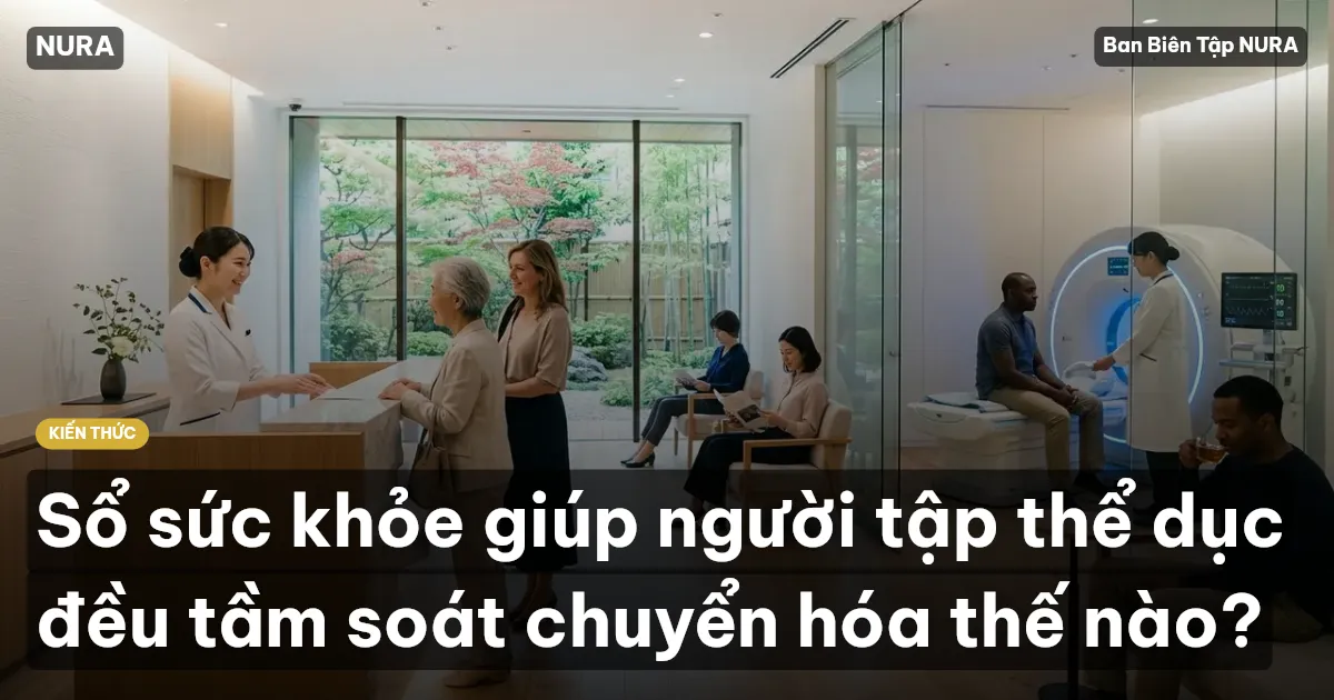 Sổ sức khỏe giúp người tập thể dục đều tầm soát chuyển hóa thế nào?