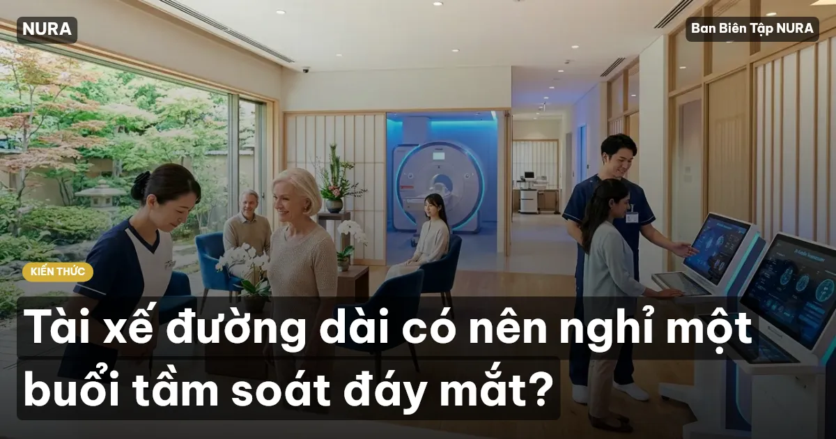 Tài xế đường dài có nên nghỉ một buổi tầm soát đáy mắt?