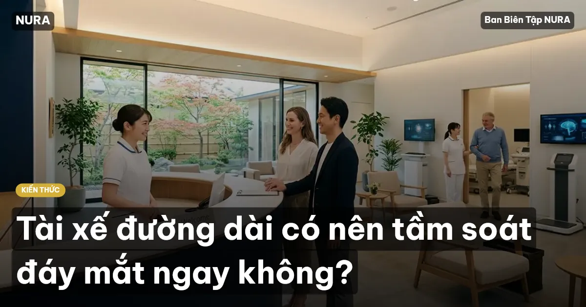 Tài xế đường dài có nên tầm soát đáy mắt ngay không?