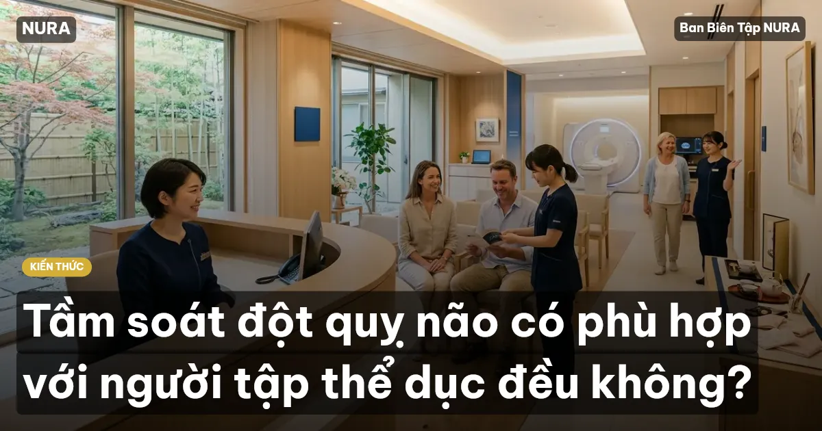 Tầm soát đột quỵ não có phù hợp với người tập thể dục đều không?