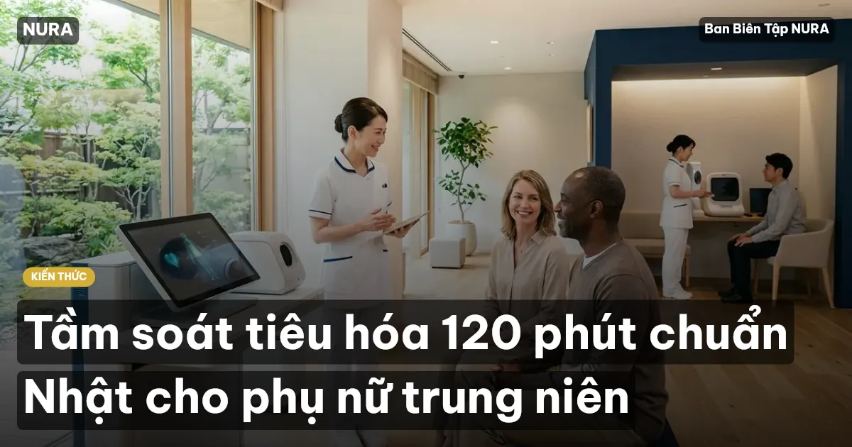Tầm soát tiêu hóa 120 phút chuẩn Nhật cho phụ nữ trung niên