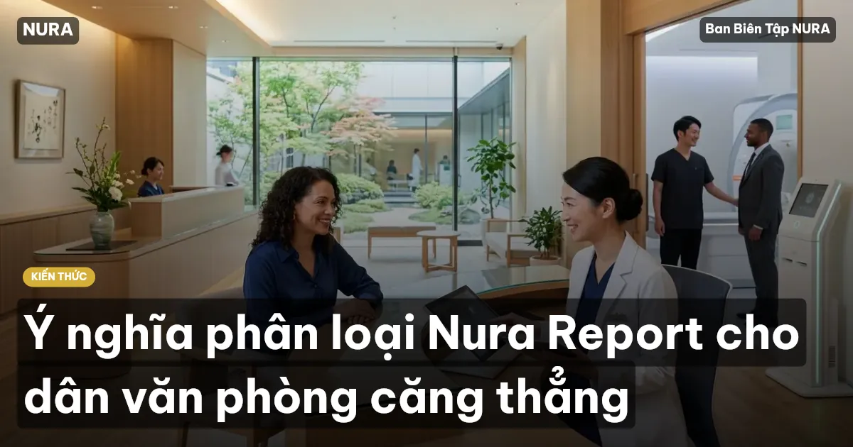 Ý nghĩa phân loại Nura Report cho dân văn phòng căng thẳng