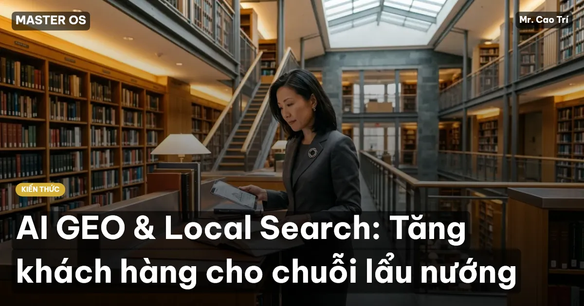 AI GEO & Local Search: Tăng khách hàng cho chuỗi lẩu nướng