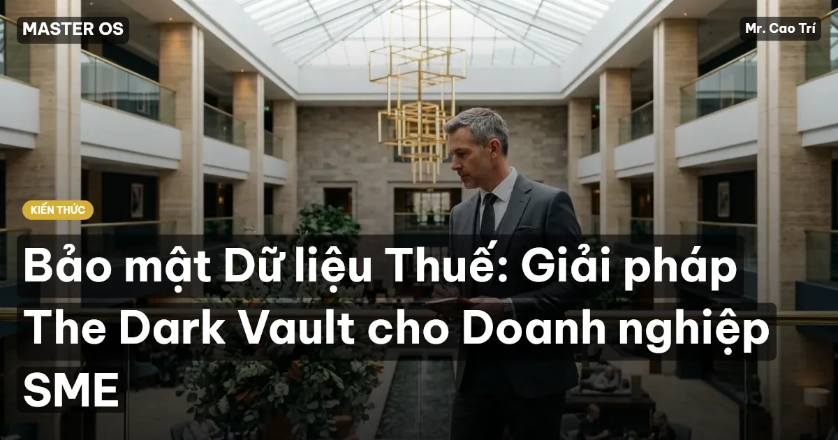 Bảo mật Dữ liệu Thuế: Giải pháp The Dark Vault cho Doanh nghiệp SME