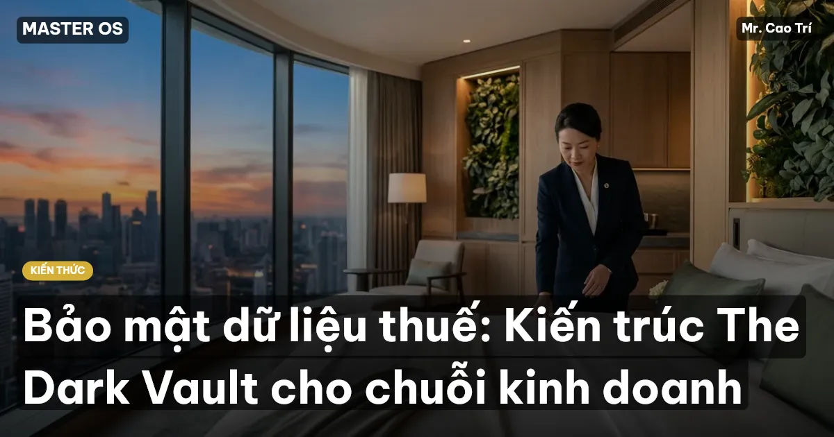 Bảo mật dữ liệu thuế: Kiến trúc The Dark Vault cho chuỗi kinh doanh