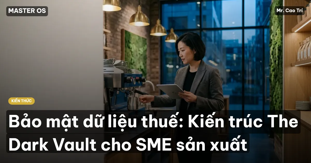 Bảo mật dữ liệu thuế: Kiến trúc The Dark Vault cho SME sản xuất