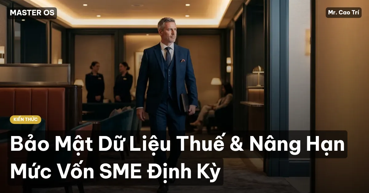 Bảo Mật Dữ Liệu Thuế & Nâng Hạn Mức Vốn SME Định Kỳ