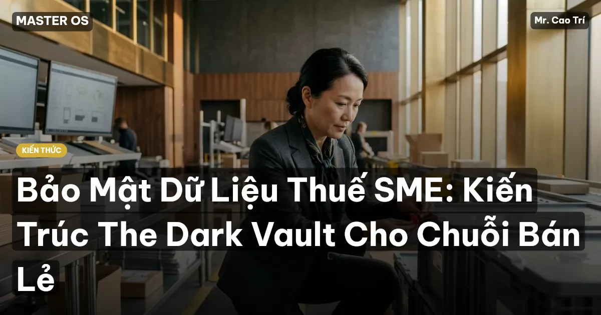 Bảo Mật Dữ Liệu Thuế SME: Kiến Trúc The Dark Vault Cho Chuỗi Bán Lẻ