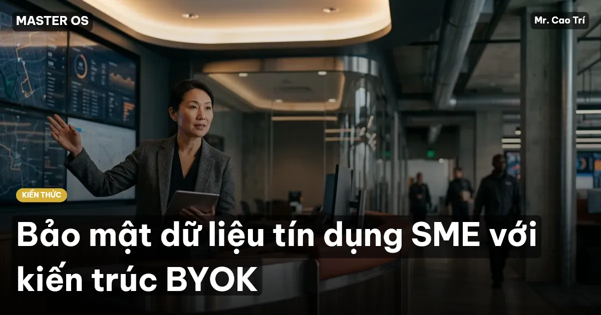 Bảo mật dữ liệu tín dụng SME với kiến trúc BYOK