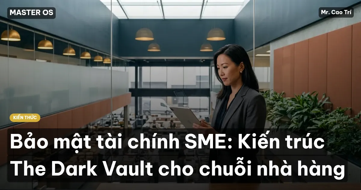 Bảo mật tài chính SME: Kiến trúc The Dark Vault cho chuỗi nhà hàng