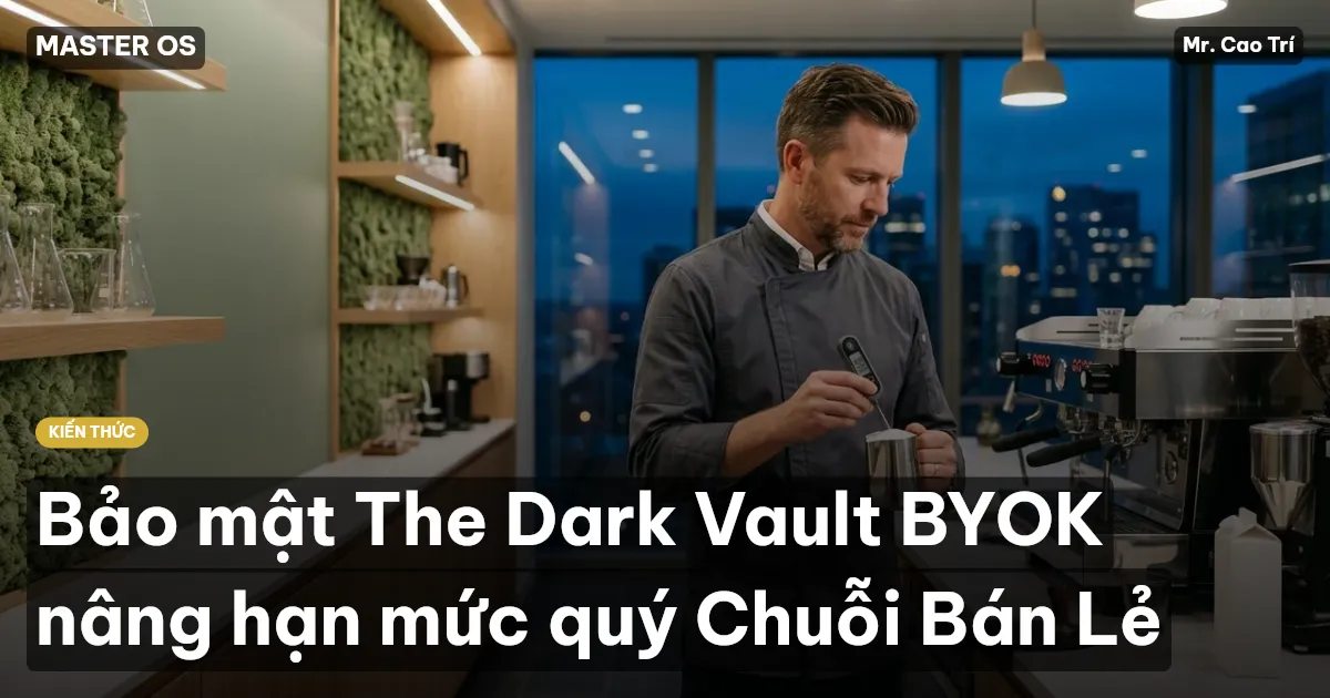 Bảo mật The Dark Vault BYOK nâng hạn mức quý Chuỗi Bán Lẻ