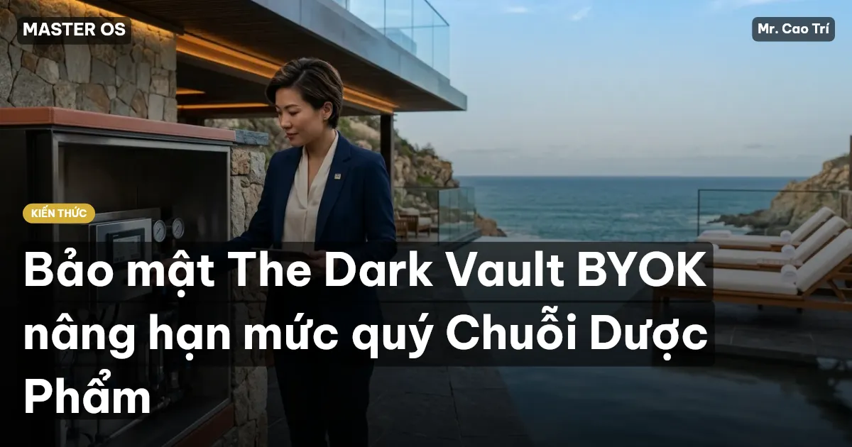 Bảo mật The Dark Vault BYOK nâng hạn mức quý Chuỗi Dược Phẩm