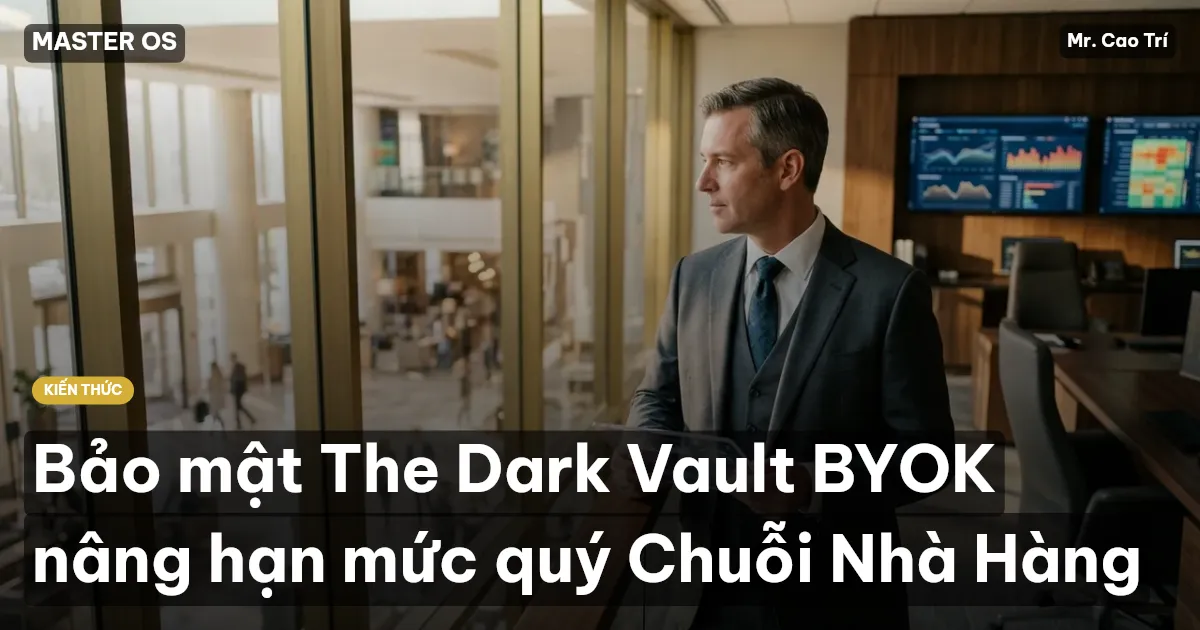 Bảo mật The Dark Vault BYOK nâng hạn mức quý Chuỗi Nhà Hàng