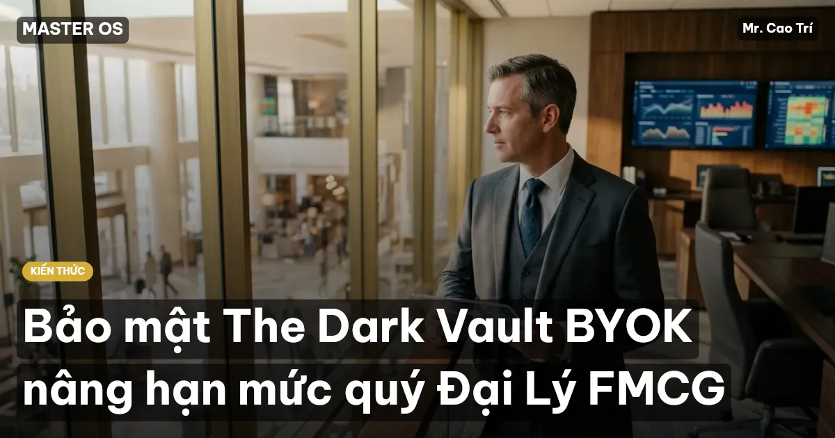 Bảo mật The Dark Vault BYOK nâng hạn mức quý Đại Lý FMCG