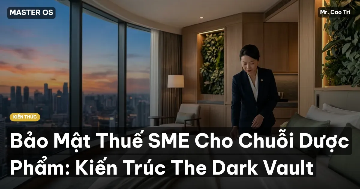 Bảo Mật Thuế SME Cho Chuỗi Dược Phẩm: Kiến Trúc The Dark Vault