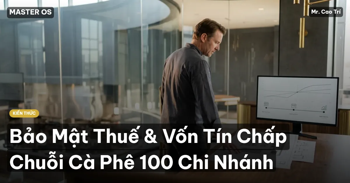 Bảo Mật Thuế & Vốn Tín Chấp Chuỗi Cà Phê 100 Chi Nhánh