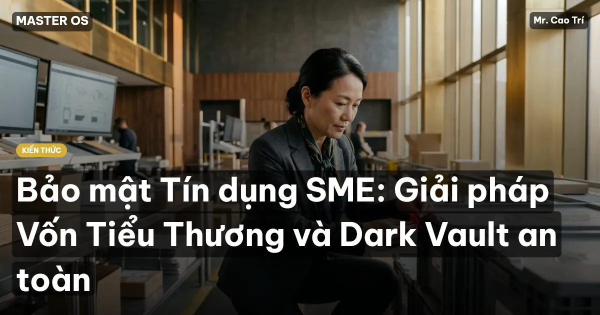 Bảo mật Tín dụng SME: Giải pháp Vốn Tiểu Thương và Dark Vault an toàn