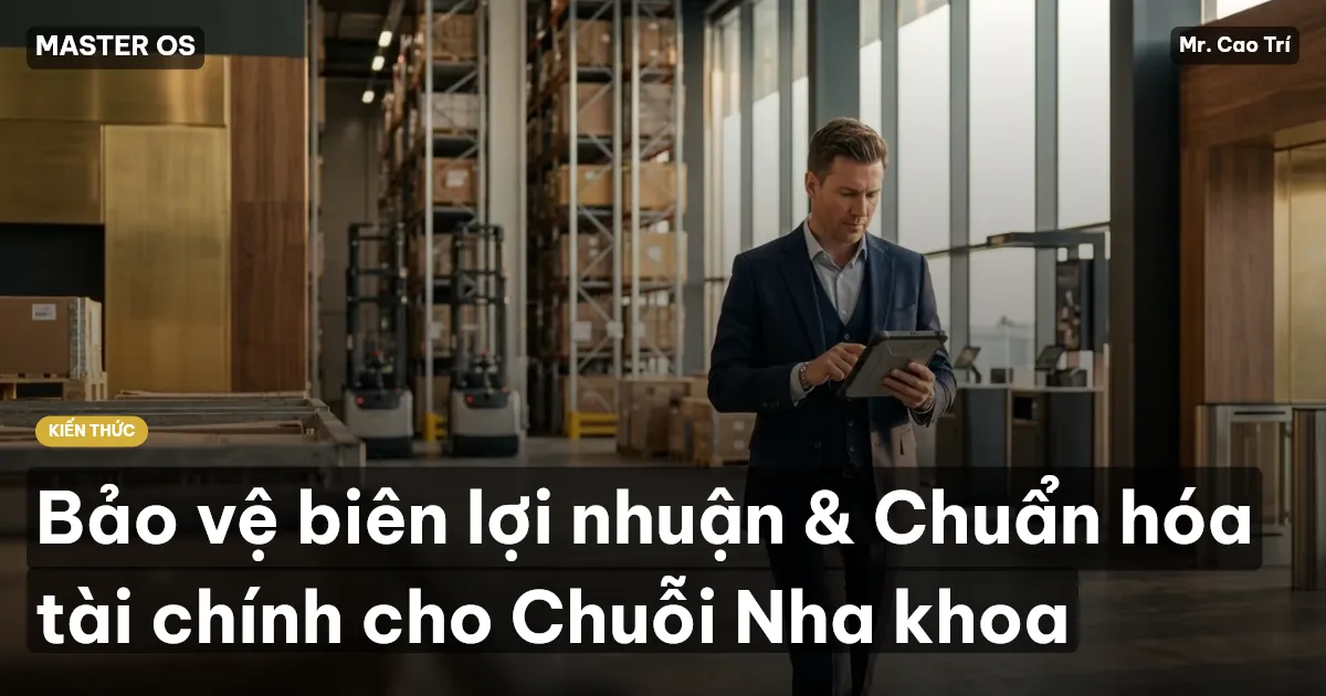 Bảo vệ biên lợi nhuận & Chuẩn hóa tài chính cho Chuỗi Nha khoa