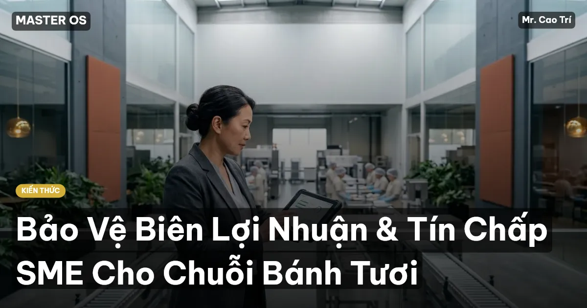 Bảo Vệ Biên Lợi Nhuận & Tín Chấp SME Cho Chuỗi Bánh Tươi