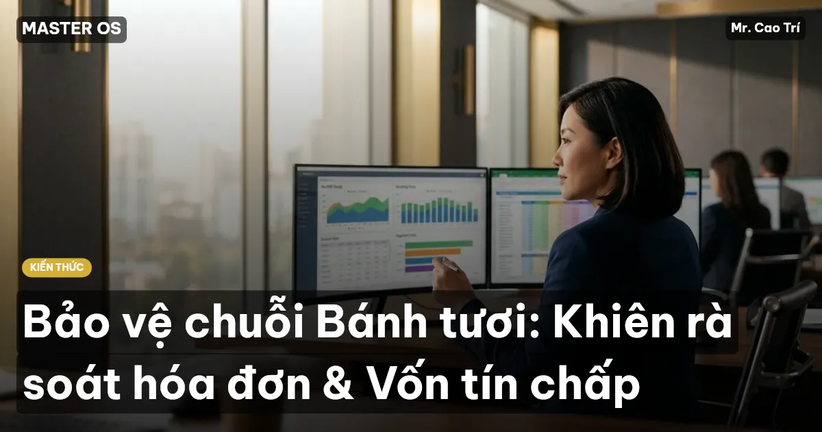 Bảo vệ chuỗi Bánh tươi: Khiên rà soát hóa đơn & Vốn tín chấp