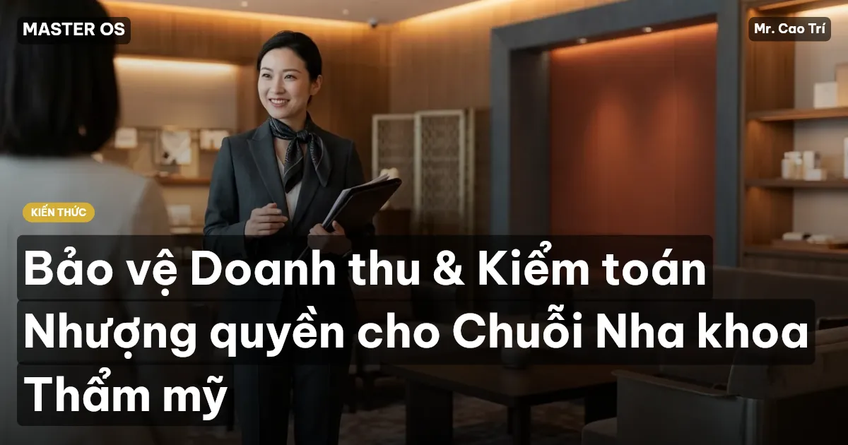 Bảo vệ Doanh thu & Kiểm toán Nhượng quyền cho Chuỗi Nha khoa Thẩm mỹ