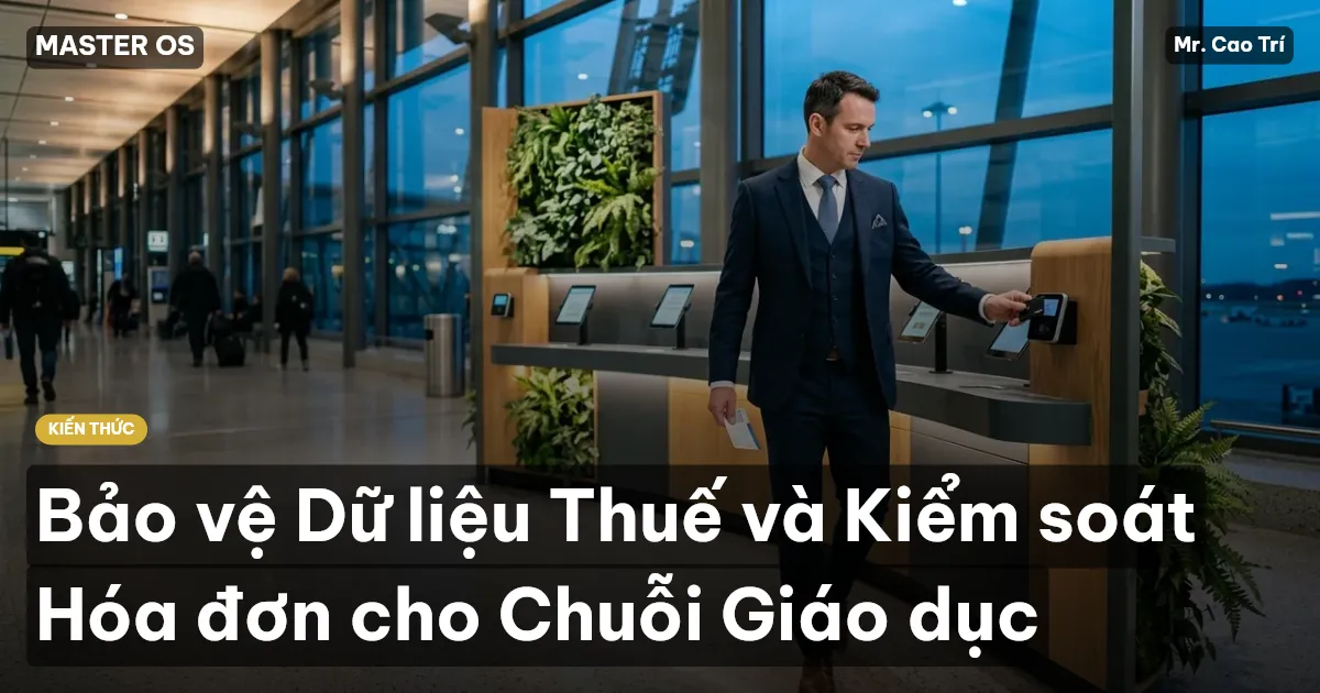 Bảo vệ Dữ liệu Thuế và Kiểm soát Hóa đơn cho Chuỗi Giáo dục