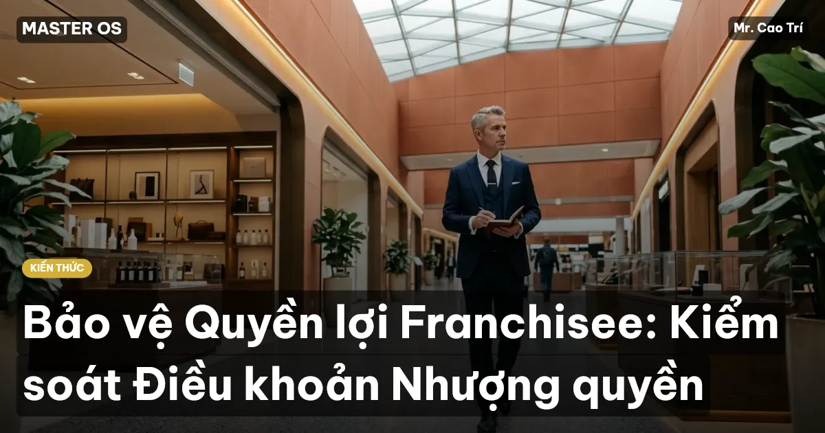 Bảo vệ Quyền lợi Franchisee: Kiểm soát Điều khoản Nhượng quyền