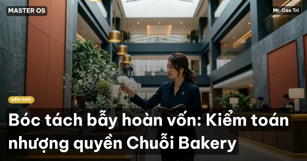 Bóc tách bẫy hoàn vốn: Kiểm toán nhượng quyền Chuỗi Bakery
