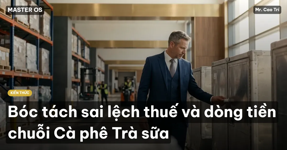 Bóc tách sai lệch thuế và dòng tiền chuỗi Cà phê Trà sữa