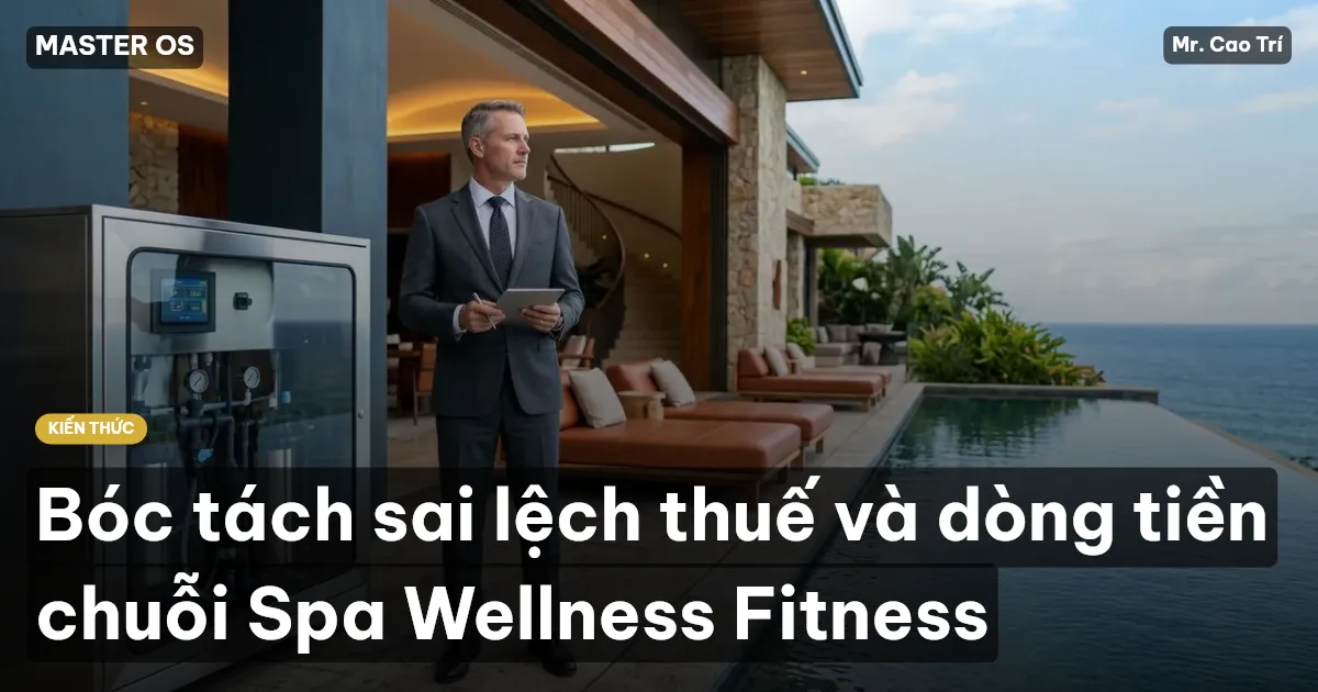 Bóc tách sai lệch thuế và dòng tiền chuỗi Spa Wellness Fitness